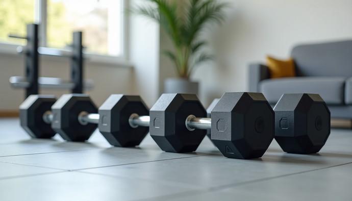 Benefits of Rubber Hex Dumbbells for Home Workouts