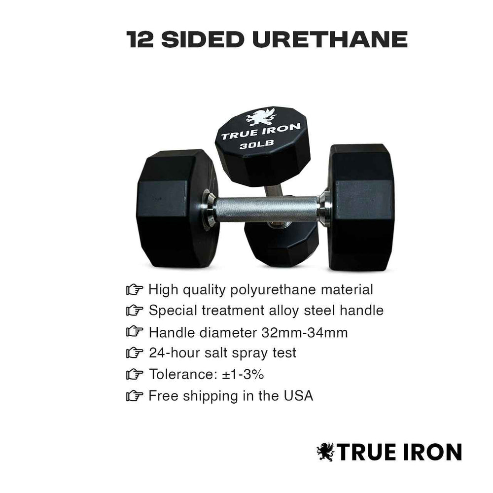 New Urethane Dumbbell Sets 5-125