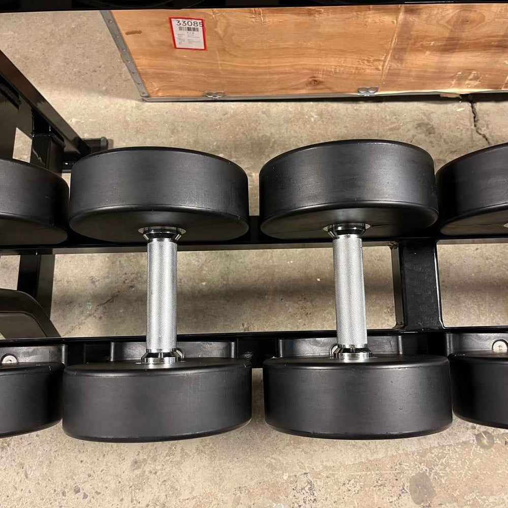 True Iron Pro Style 5-125 Urethane dumbbells set
