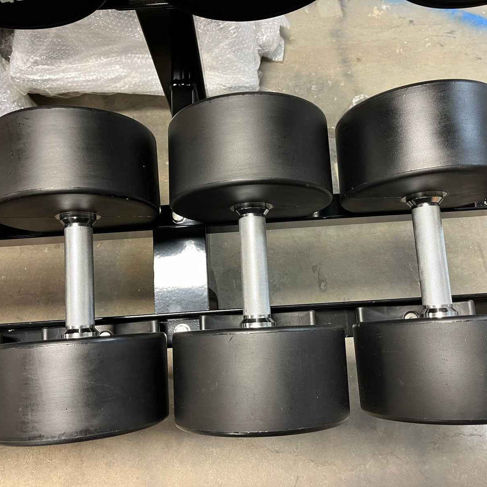 True Iron Pro Style 5-125 Urethane dumbbells set
