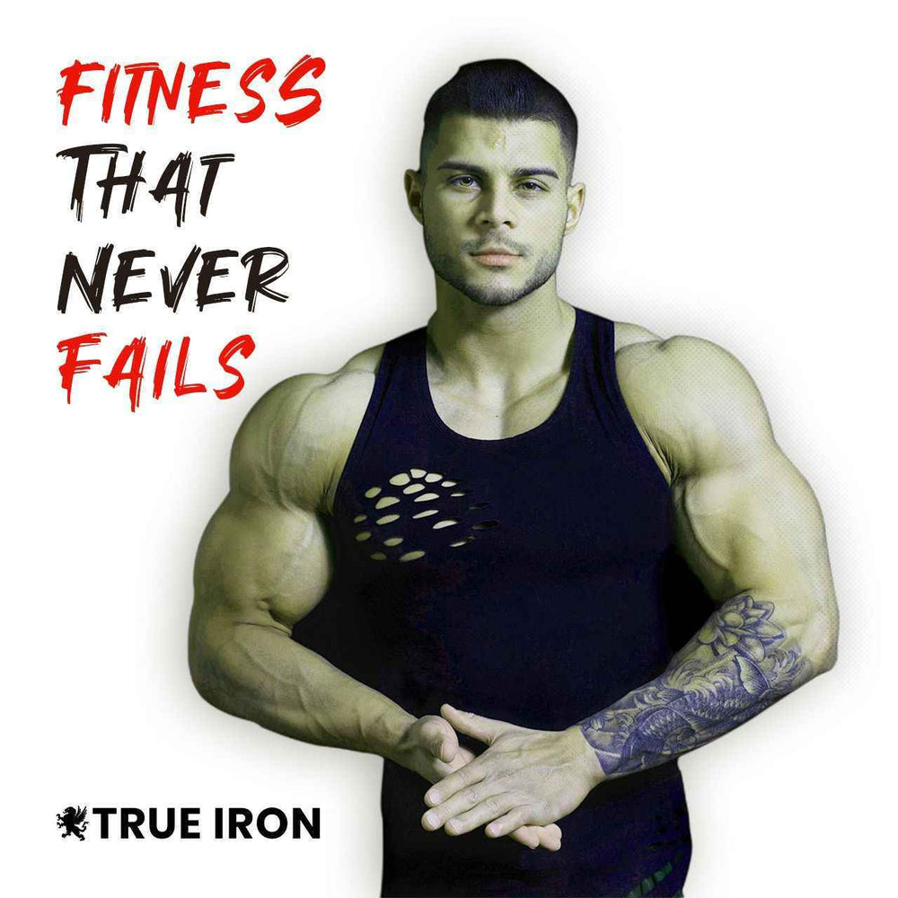 True Iron Rubber Hex Dumbbell Sets 5-50 with Rack!