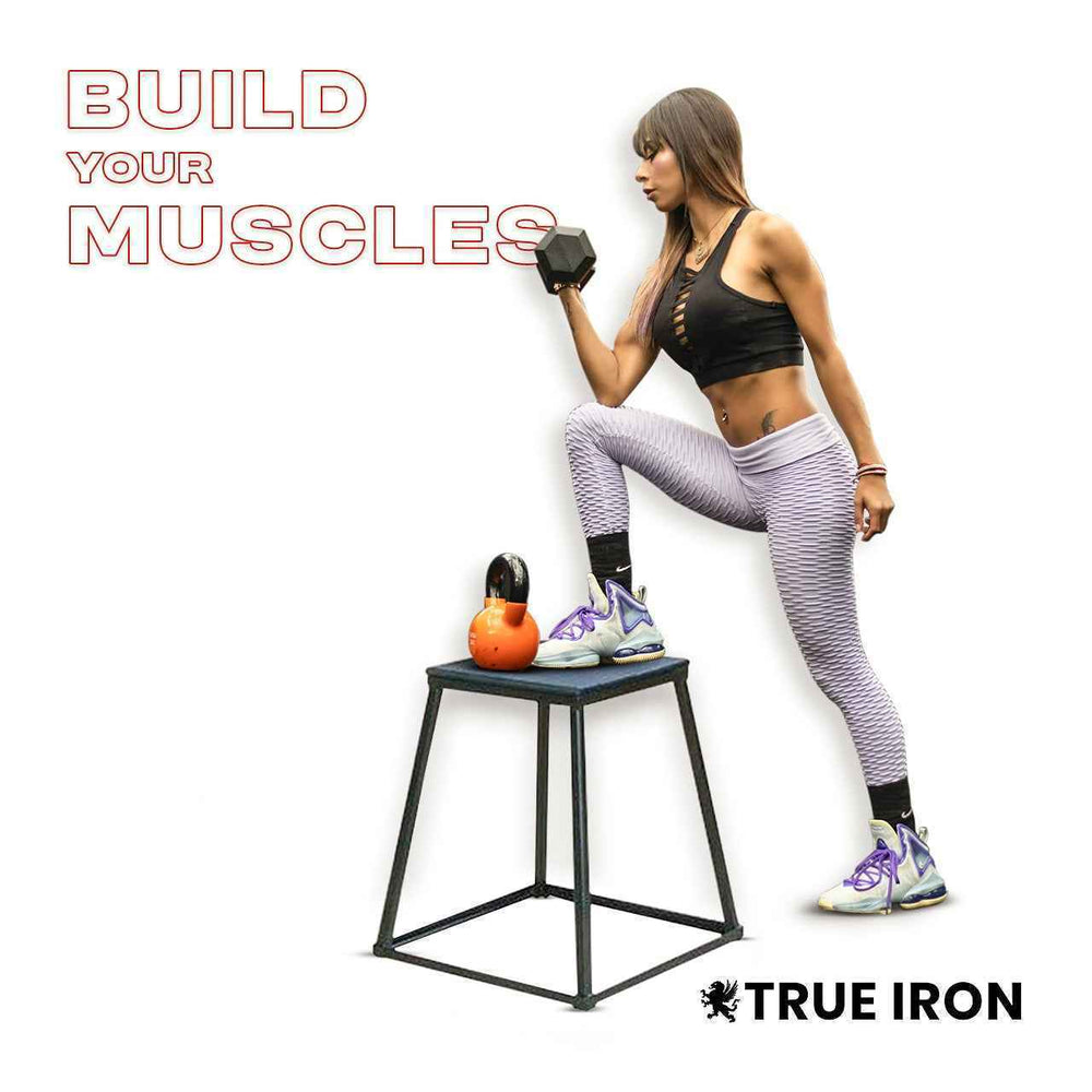 True Iron Pro Style 5-125 Urethane dumbbells set