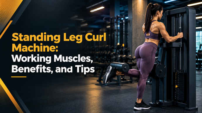Standing leg curl machine: Working muscles, benefits, and tips
