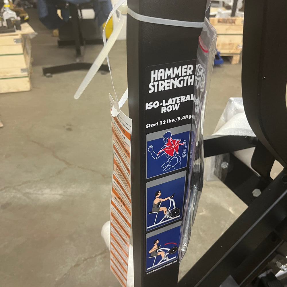 HAMMER STRENGTH PLATE-LOADED ISO-LATERAL ROW