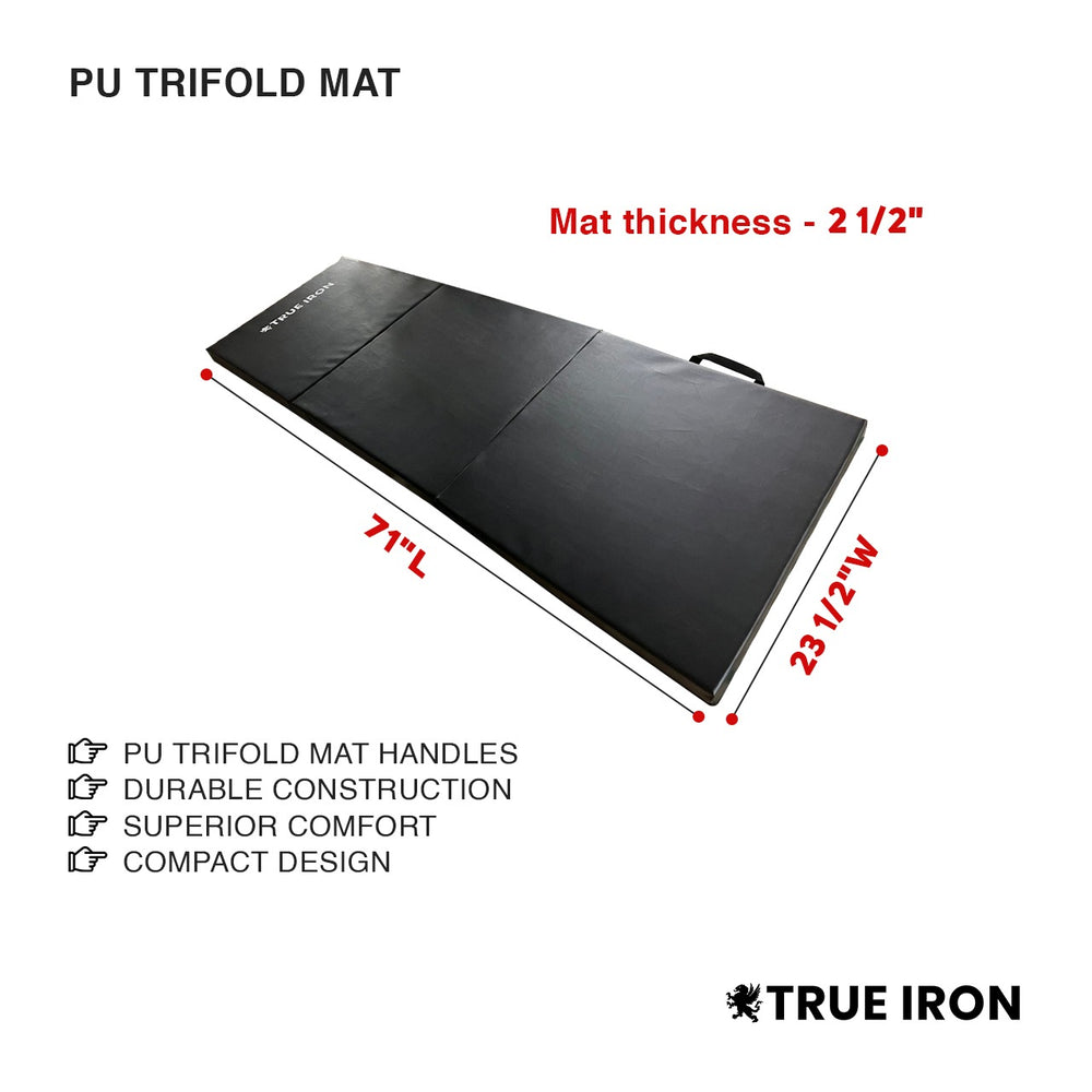 pu trifold mat - Rubber Coated Olympic Plates Set With Bar